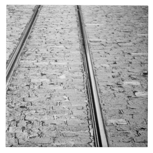 Azulejo Europa, Suiza, Berna. vías de tranvía, (Frente)