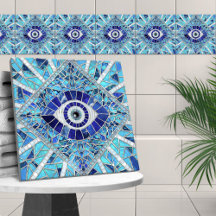 Evil Eye Amulet Mosaic Art