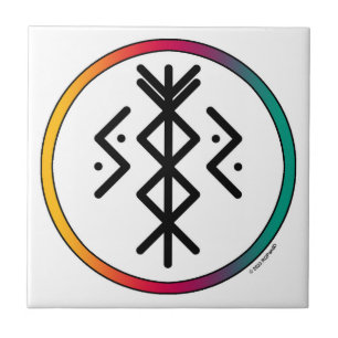 Azulejo Exito y prosperidad mosaico cerámico