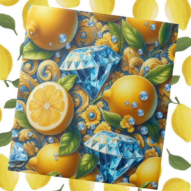Azulejo Exotic Tile Accents | Morrocan Mediterranean Lemon (Subido por el creador)