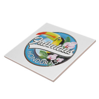 Azulejo Explorar el fabuloso logo de Honduras