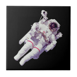 Azulejo Explore el Cosmos: astronauta retro