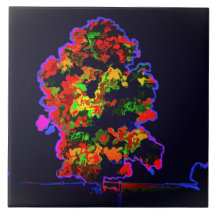 Explosión de árbol neón