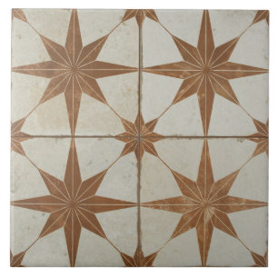 Azulejo - Explosión de Estrellas Beige