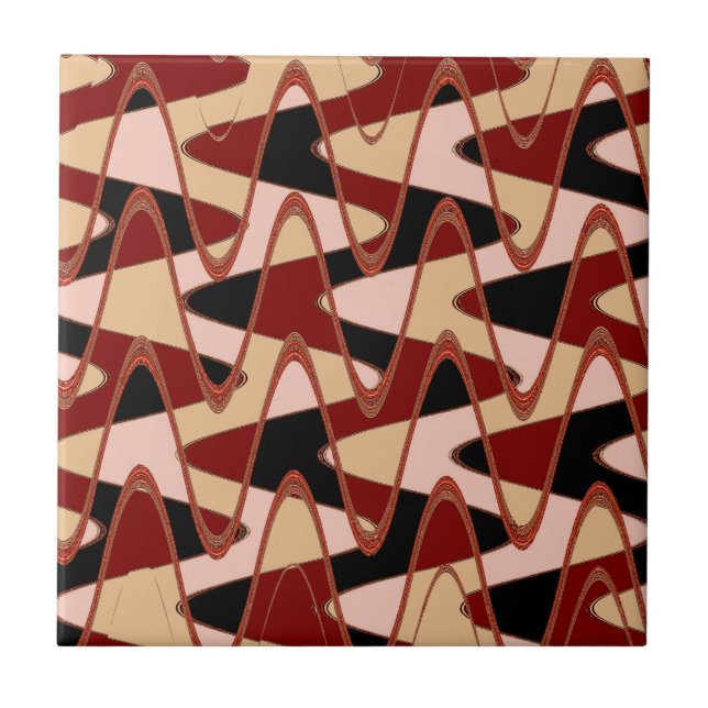 Azulejo Extracto rojo 4, 2015 (foto) imágenes del granero (Frente)