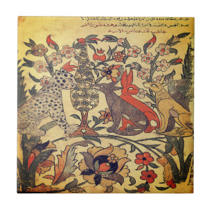 Azulejo Fábula del Renacimiento Indio de los Jueces del Le