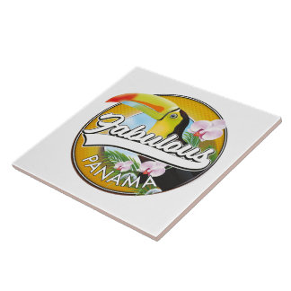 Azulejo Fabuloso logo retro de Panamá