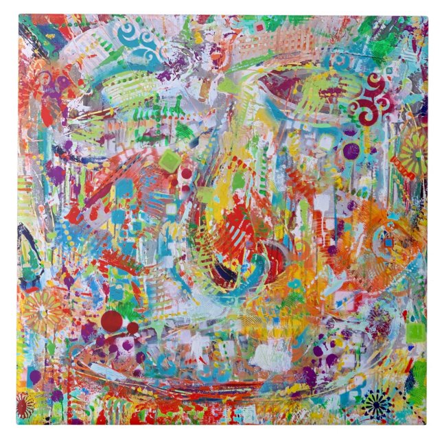 Azulejo Face Off 6 x 6 Cubierta cerámica (Frente)