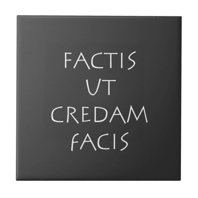 Azulejo Factis ut Cream facis (Frente)