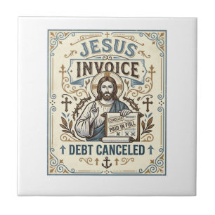 Azulejo Factura de Jesús Deuda Cancelada Factura de Jesús 