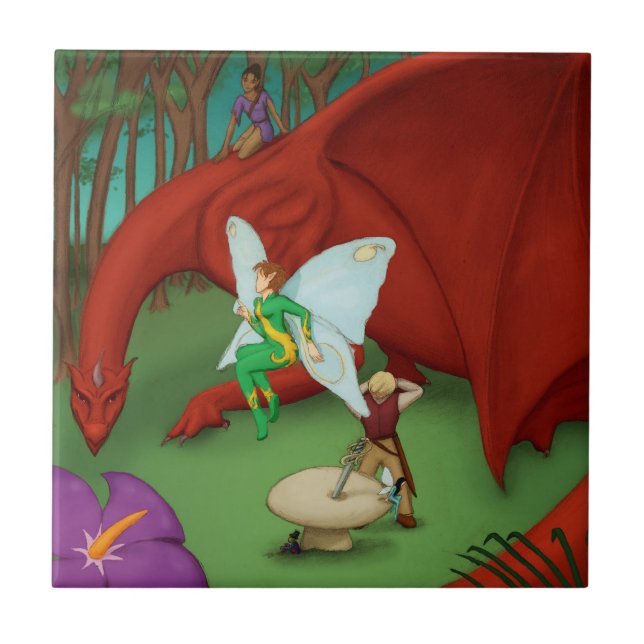 Azulejo Fairy Quest (Frente)