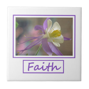 Azulejo Faith Flowers Tile