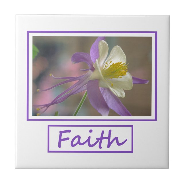Azulejo Faith Flowers Tile (Frente)
