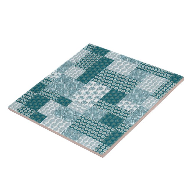 Azulejo Falso modelo étnico elegante, trullo y blanco del (Lado)