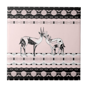 Azulejo Familia Gacela Arte Deco Decorativo