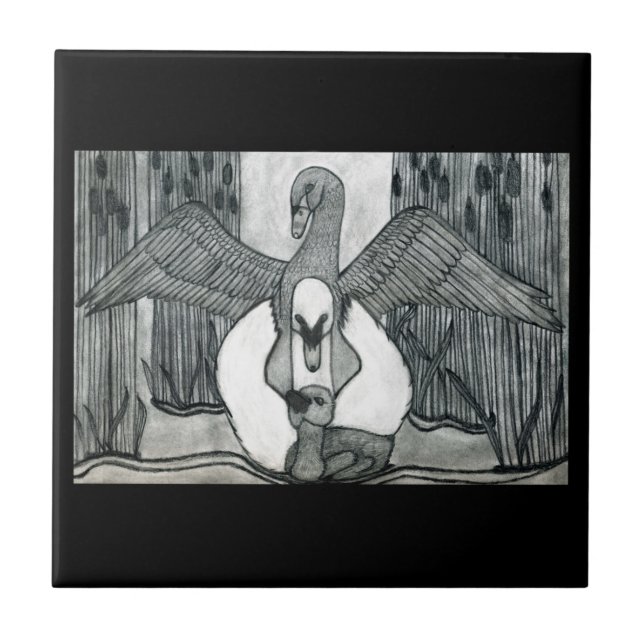 Azulejo Familia Swan (Frente)