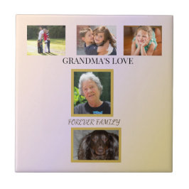 Azulejo Family Tribute with Pet Photo