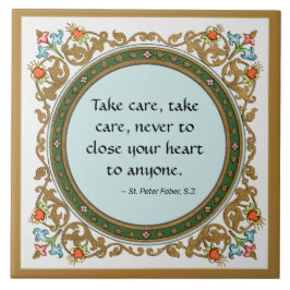 Azulejo Famosa cita de San Pedro Faber (BK 051)