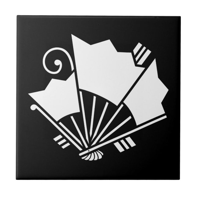 Azulejo Fanáticos en forma de mariposa (Ageha) Tile cerámi (Frente)