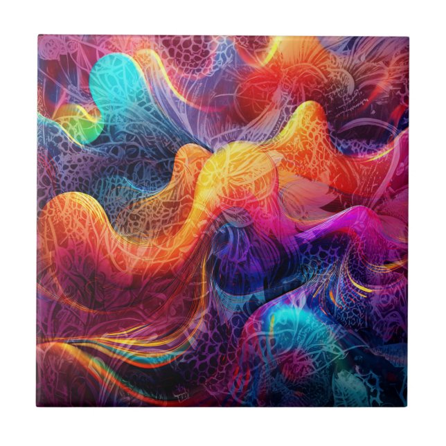 Azulejo Fancy Swirls Ceramic (Frente)