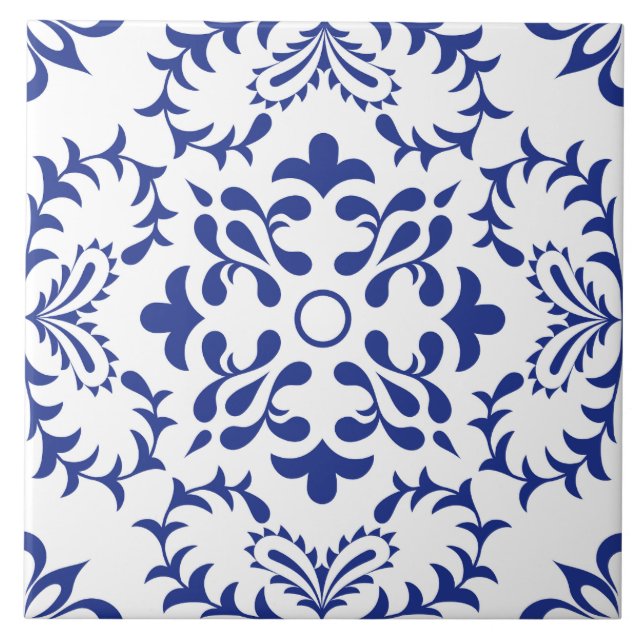 Azulejo Fanfarria azul (Frente)