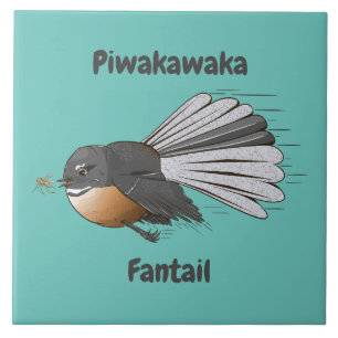 Azulejo Fantail Piwakawaka