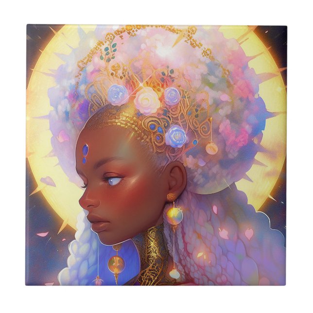 Azulejo Fantasía: arte afroamericano (Frente)