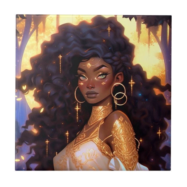 Azulejo Fantasía: arte afroamericano (Frente)