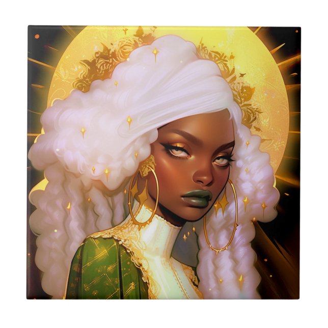 Azulejo Fantasía: arte afroamericano (Frente)