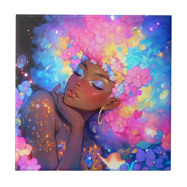 Azulejo Fantasía: arte afroamericano (Frente)