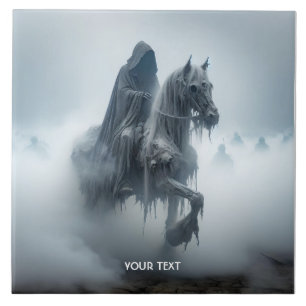 Azulejo Fantasía Cute Battle Man Horse