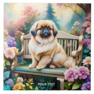 Azulejo Fantasía Cute Flores de Perro Pequeñas