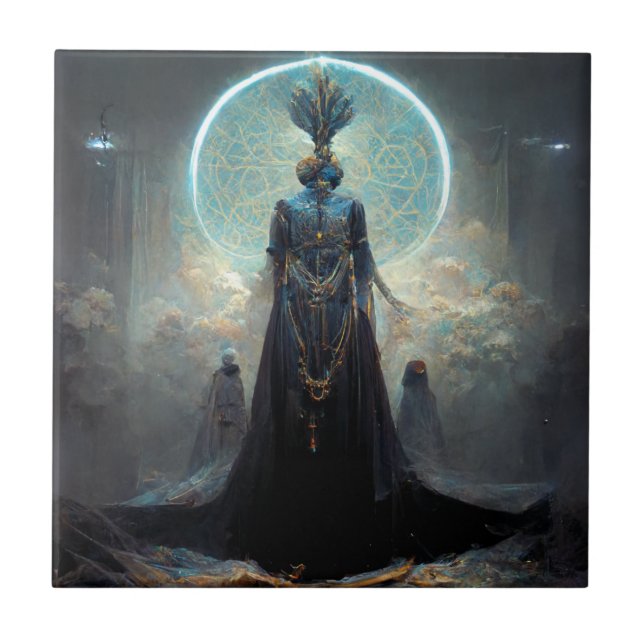 Azulejo Fantasía de ciencia ficción Alien Fae 3 (Frente)