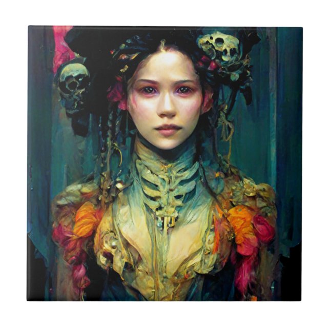 Azulejo Fantasía de Rainbow Urchin (Frente)