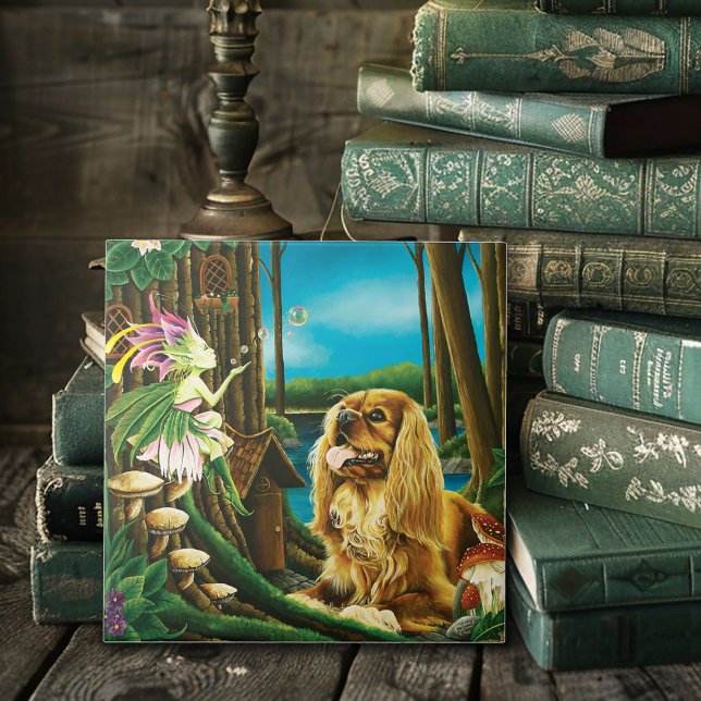 Azulejo Fantasía del rey Charles Spaniel Sprite (Subido por el creador)