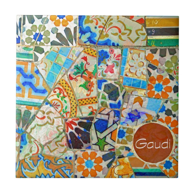 Azulejo Fantasía. Gaudi. Imagen 2 (Frente)