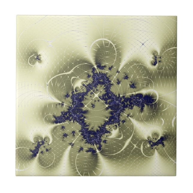 Azulejo Fantasía verde (Frente)