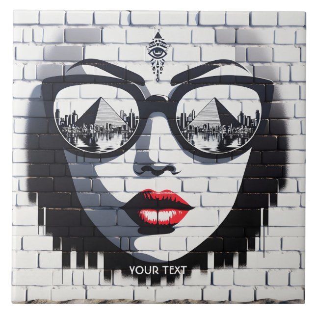 Azulejo Fantasy Cuse Face Wall Egypt (Frente)