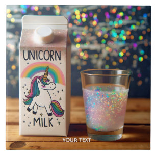 Azulejo Fantasy Cute Milge Unicornio Arcoiris