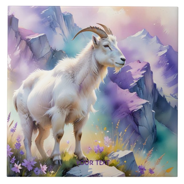 Azulejo Fantasy Cute Mountain Goadow (Frente)