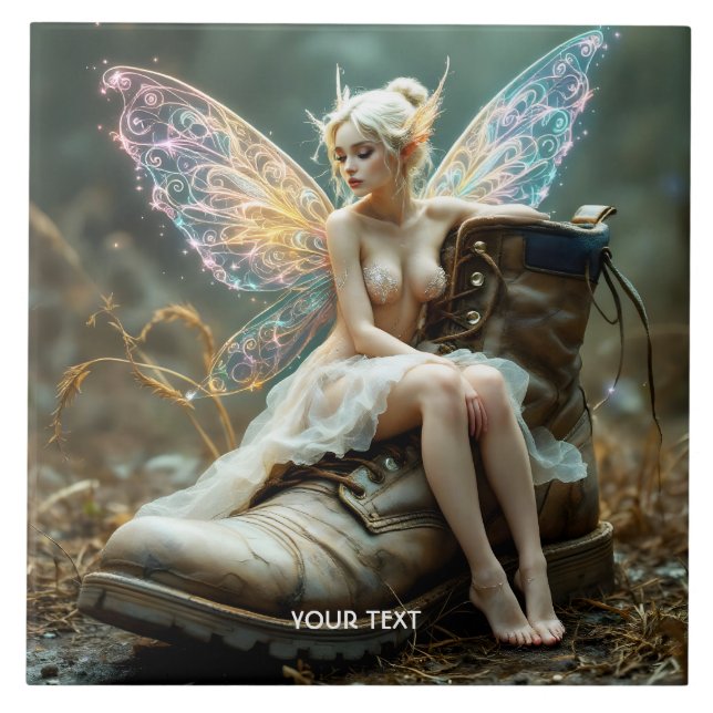 Azulejo Fantasy Cute Old Big Boot (Frente)