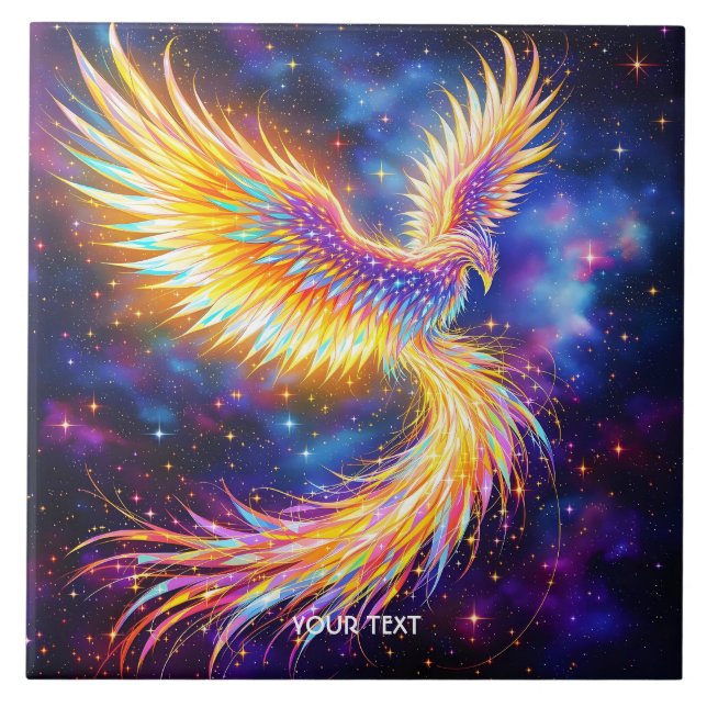 Azulejo Fantasy Cute Starlight Phoenix Space (Frente)