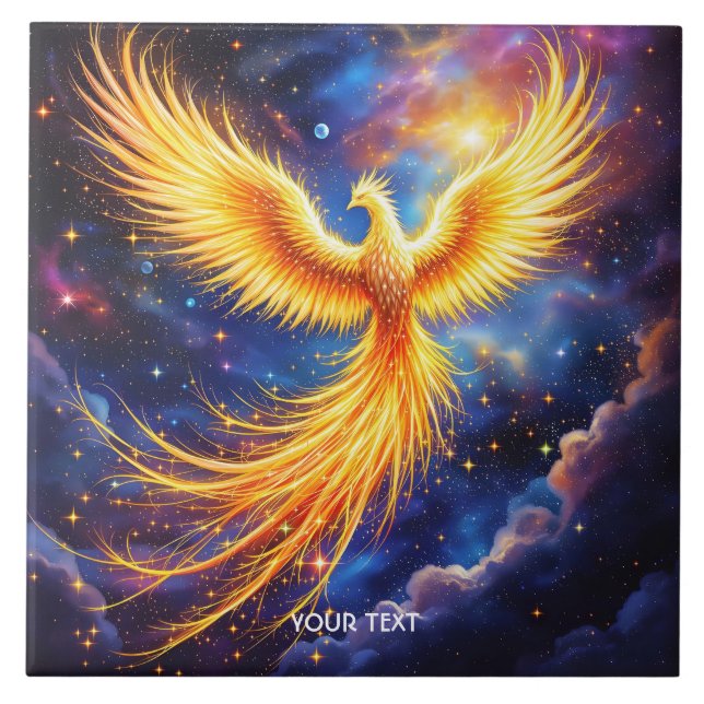 Azulejo Fantasy Phoenix Stars Space (Frente)