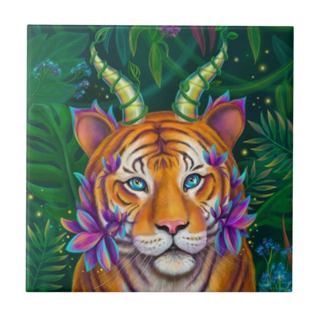 Azulejo Fantasy Tiger (Frente)