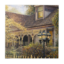 Azulejo Fantasy Victorian Gingerbread I