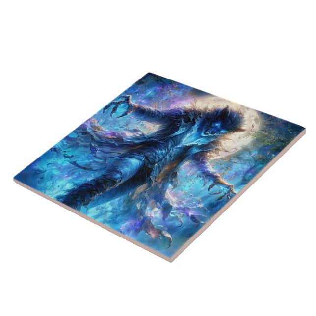 Azulejo Fantasy Wolf  World (Lado)