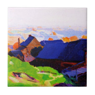 Azulejo Farmstead Baie-Saint-Paul, por C. Gagnon