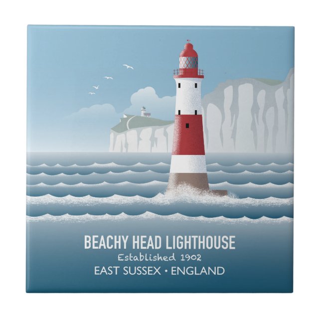 Azulejo Faro de Beachy Head (Frente)