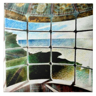 Azulejo Faro de Belle Tout Beachy Head