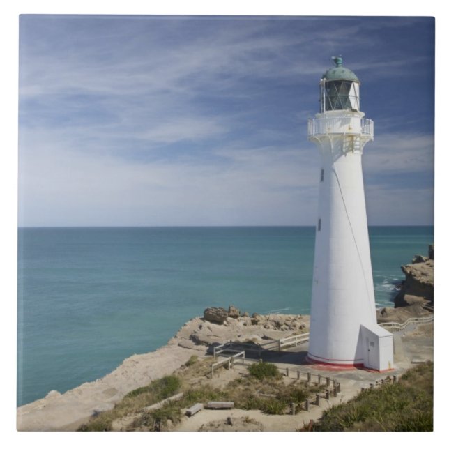 Azulejo Faro de Castle Point, Castlepoint, Wairarapa, (Frente)
